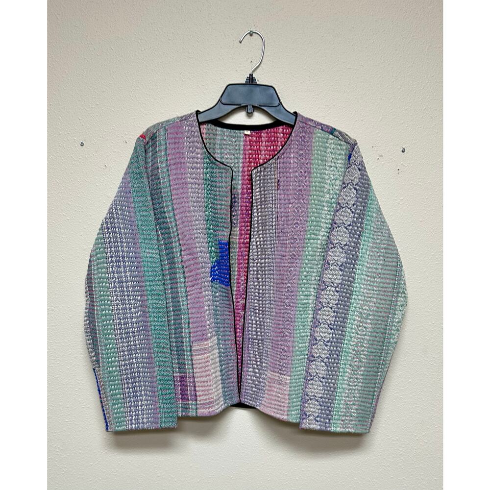 Kantha Jacket Vintage Handmade 100% cotton Jacket Patchwork